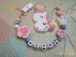Держатель для соски именной (силиконовый) Little princess фото от покупателей 10