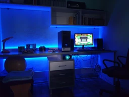 Вологозахищена Світлодіодна стрічка в силіконі на клейкій основі RGB 5 метрів фото від покупців 19