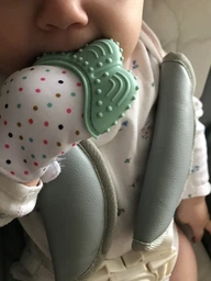 Дитячий прорізувач-рукавичка Baby Team 4090_рожевий фото від покупців 2