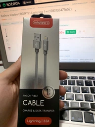 Кабель Intaleo CBGNYL1 USB-A to Lightning 1м 12W (1283126477652) фото от покупателей 3