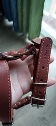 Шлея Collar одинарная для мелких и средних собак (ширина 20 мм, А:40-56 см, В:57-65 см) Коричневая (06366Collar) фото от покупателей 1