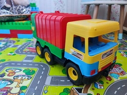 Мусоровоз Tigres Middle truck (39224 Червоно-жовтий) фото от покупателей 13