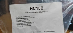 Слив в сифон умывальника Mcalpine с нерж сеткой 1 1/4" HC15B