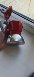 Кавоварка гейзерная Bialetti Moka Induction Red (2 чашки) 0006942 фото від покупців 17