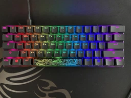 Механічна ігрова клавіатура HyperX Alloy Origins 60 HX Red USB Pink (572Y6AA) фото від покупців 9