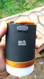 Фонарь кемпинговый аккумуляторный SKIF Outdoor Light Drop Max Black/Orange (3890025) фото от покупателей 10