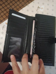 Кошелек женский кожаный Kafa RFID AE031 красный фото от покупателей 6
