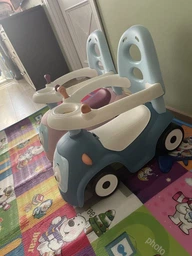 Машина для катания малыша Smoby Toys Маэстро 3 в 1 со звуковыми эффектами голубая (720304) фото от покупателей 1