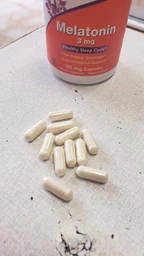 NOW Мелатонін, Melatonin 3 мг - 60 капсул (733739032553)