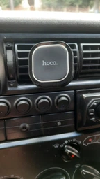 Автомобильный магнитный держатель для телефона Hoco CA52 Black Крепление вентеляционная решетка фото от покупателей 3
