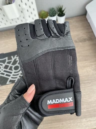 Перчатки для фітнесу MadMax MFG-248 Clasic Brown S фото від покупців 5