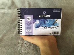 Альбом бумаги на спирали для акварели Canson Montval, 300g, 10.5x15.5 см, 12л