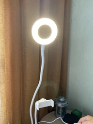 Набор блогера UFT TLL03 с кольцевой LED лампой 9 см с держателем для телефона на прищепке фото от покупателей 10