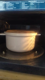 Ємність для мікрохвильовки кругла Heidrun Microwave з ручками 1.5 л (1903)