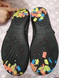 Аквашузы женские VelaSport (Размер 38-39) тапочки для моря, Стопа 24,1-25,2 см. Унисекс обувь Коралки Светло серые фото от покупателей 6