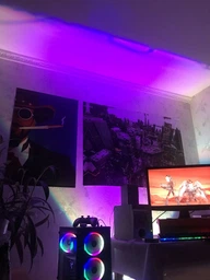 Лампа светильник проекционный ночник проектор захода солнца RGB 16 цветов декоративная подсветка управление телефоном Bluetooth с пультом USB эффектом заката трипод 25×7.5×3.5 см для фотосессий видеосъёмки + в комплекте адаптер RR1 3DTOYSLAMP фото от покупателей 17