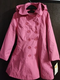 Плащ з флісовою підстібкою Baby Line V94-15 146 см Бірюзовий (ROZ6205034896) фото від покупців 3