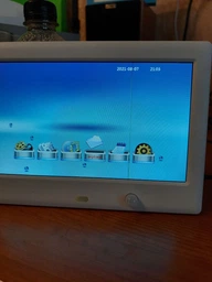 Цифровая фоторамка PROS 7" с IPS дисплеем, белая фото от покупателей 9
