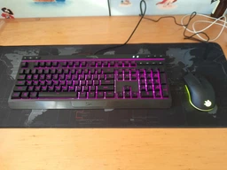 Ігрова поверхня Voltronic 300*700 тканевой Карта мира с боковой прошивкой Gray-yellow