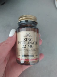 Минеральный комплекс Solgar Zinc Picolinate 22 мг 100 таблеток фото от покупателей 1