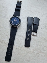 Силіконовий ремінець Watchbands для Samsung Galaxy Gear S3 / Samsung Galaxy Watch 46mm - чорний (WB001GALAXYBLACK20) фото від покупців 5