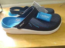 Сабо Crocs LiteRide Clog 42 р 27-27.5 см Кляксы Темно-синие с розовым 204592-M9/W11 Navy/Pink фото от покупателей 2