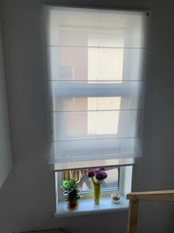 Римская штора система Light I&H Тюль Лён шоколадный 100*170 см фото от покупателей 6