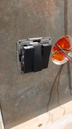 Вимикач 3-х клавішний ASFORA 83x83x43mm кремовий [EPH2170123] Schneider Electric