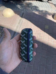 Чехол с боковой панелью для IQOS 3 / 3 Duo Ornament Черный (10603)