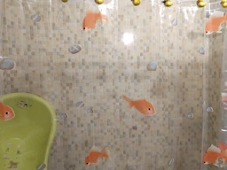 Шторка для ванної та душу Spirella Goldfish 180x200 см, PEVA (10.00097) фото від покупців 1