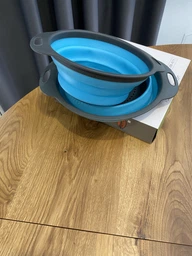 Друшляк силіконовий складаний 2 шт в комплекті Collapsible filter Baskets (великий + маленький) Зелений TRG-65270 фото від покупців 2