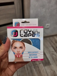 Тейп для обличчя Royal Tapes face care Блакитний фото від покупців 1