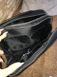 Мужская кожаная сумка-мессенджер Tiding Bag A25-17622-3A Черная фото от покупателей 5