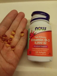 Витамины и минералы NOW Foods Vitamin D3 5000 IU 240 капсул фото от покупателей 18