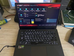 Ноутбук ASUS ROG Zephyrus G14 GA401QM-K2336 (90NR05S3-M08640) Eclipse Gray + фирменный чехол фото от покупателей 6