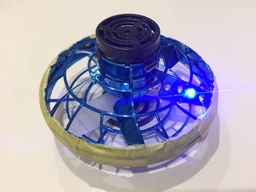Инновационная игрушка летающий спиннер PTW с LED подсветкой Blue (G0096)