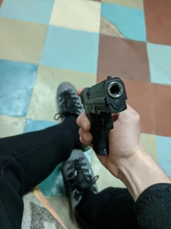 Пистолет металлический на пульках ZM 20 фото от покупателей 4