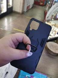 Чехол с подставкой Deexe Hybrid Case для Samsung Galaxy M32 (M325) - Black фото от покупателей 5