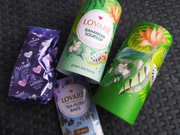 Чай фасований зелений LOVARE 80г Багамський саусеп тубус фото від покупців 9