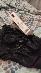Еротична сорочка з мереживом Obsessive Alluria chemise Чорний S/M (SX1122) фото від покупців 1