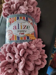 Alize puffi fine (пуффи файн) для в'язання руками - 329 молочно-коричневий фото від покупців 1