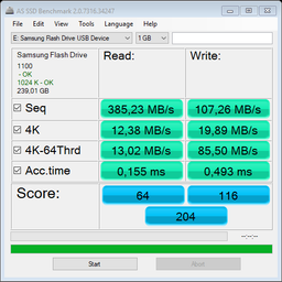 Флеш память USB Samsung Bar Plus 128GB USB 3.1 Gen1 Black (MUF-128BE4/APC)
