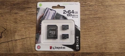 Карта памяти Kingston Canvas Select Plus microSDXC 64GB UHS-I U1 + SD-адаптер (SDCS2/64GB-2P1A) фото от покупателей 15