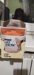 Вологий корм Purina Cat Chow для кошенят з індичкою та цукіні, ніжні шматочки в желе 78шт*85г фото від покупців 7