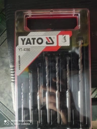 Сверла по Бетону Набор 7 шт Ø 4, 5, 6, 8, 9, 10, 12 мм YATO (YT-4390)