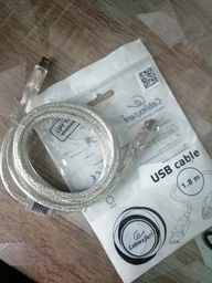 Кабель синхронізації Cablexpert USB 2.0 AM/BM 1.8m (CCF-USB2-AMBM-6) Black фото от покупателей 4