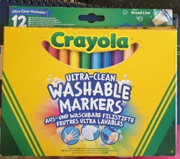 Фломастери ultra lean Washable, 10 кольорів, Crayola фото від покупців 2