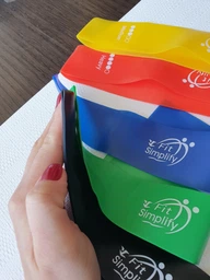 Резинка для фитнеса Fitness Loop Bands набор из 5 штук с чехлом (лента эспандер эластичная) фото от покупателей 2