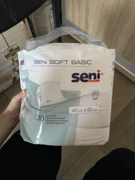 Пелюшки одноразові Seni Soft Basic 40х60 см 30 шт фото від покупців 7