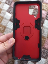Чехол с подставкой Deexe Hybrid Case для Samsung Galaxy M32 (M325) - Black фото от покупателей 2